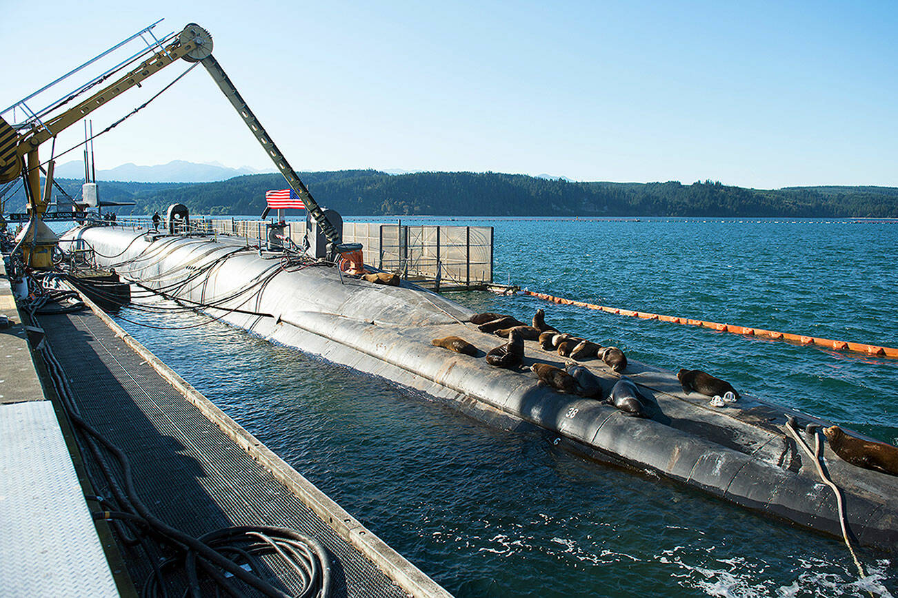 Seals aboard the USS Maine Submarine at Naval Base Kitsap Bangor, WA, Oct. 3, 2012. DOD photo by D. Myles Cullen