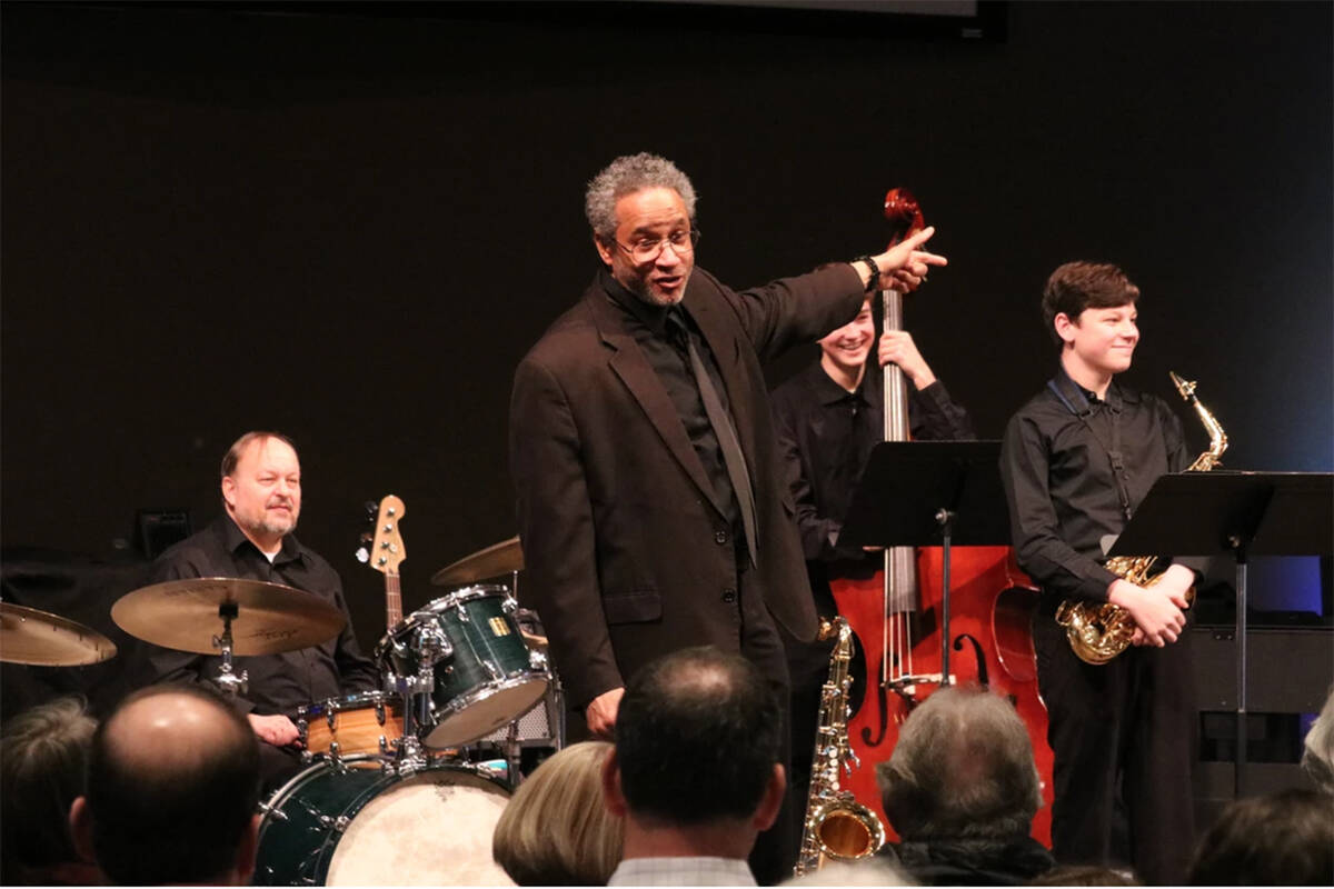 Youth Jazz Director Derick Polk (center) welcomes youth ages 10-18 with at least one year of experience on any instrument. Youth Jazz members regularly perform throughout Kitsap County.