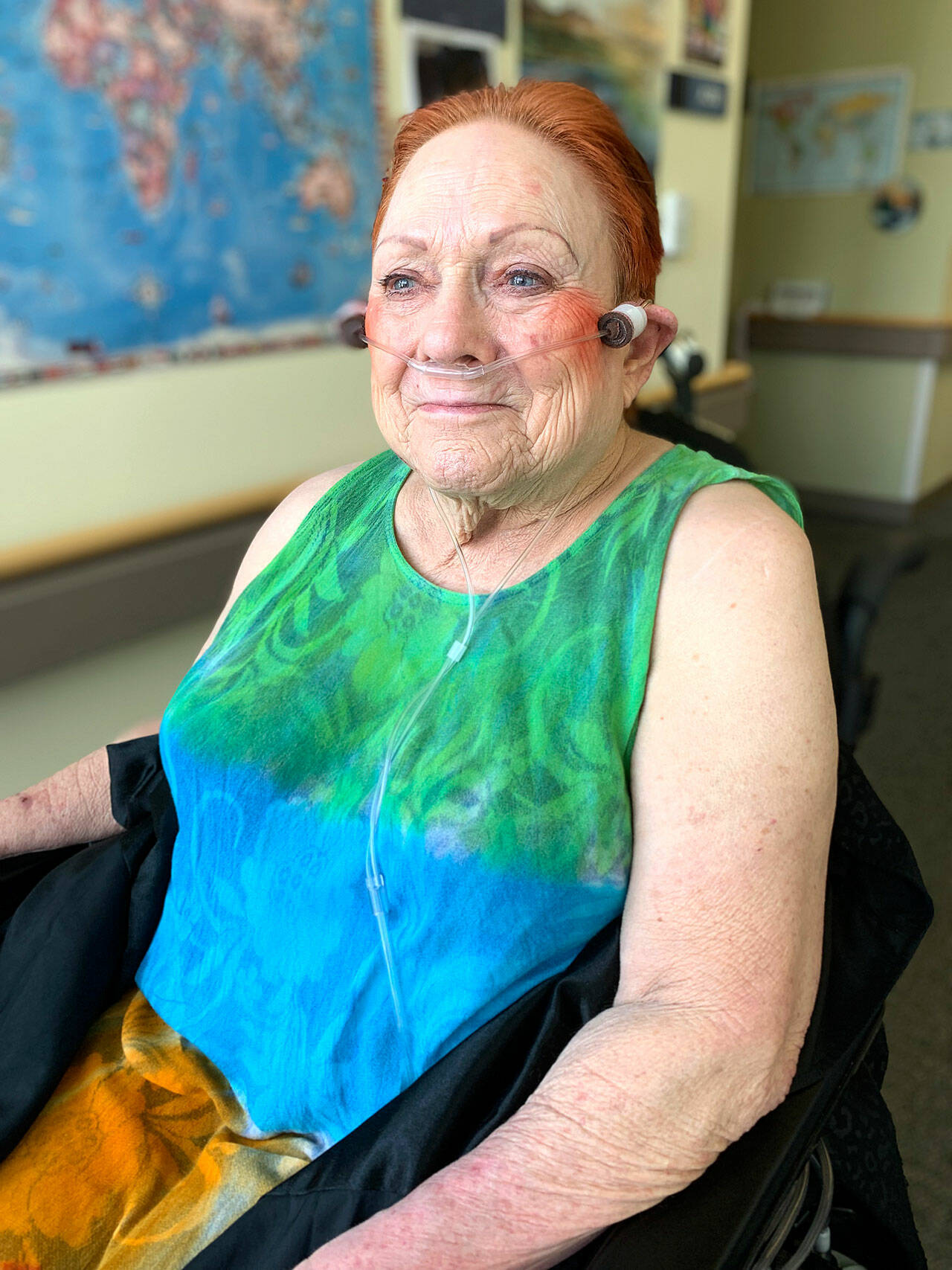 Grace Hofer, a 78-year-old former Army cook and seven-year resident at the Washington Veterans Home in Retsil, says staff shortages have made life more uncomfortable for her and the residents who live there. (Bob Smith | Kitsap Daily News)