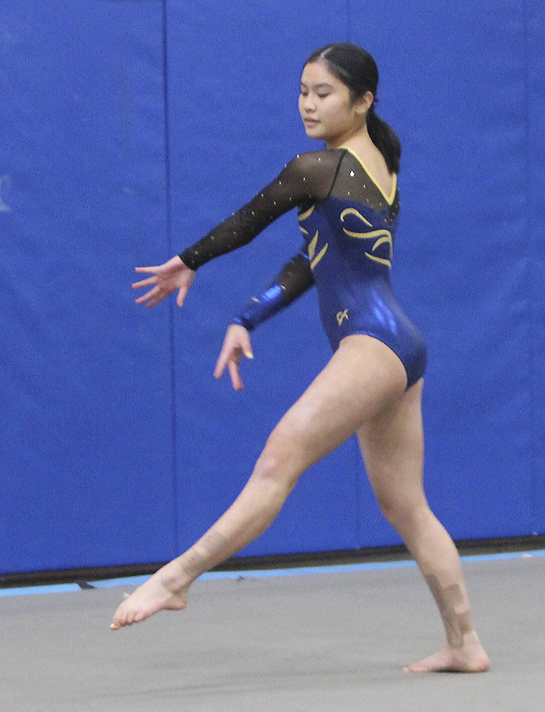 Jade Bereman of Bainbridge was second in the all-around. Steve Powell/File Photo