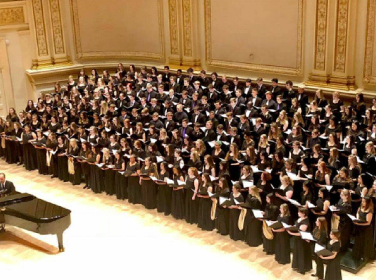 NKHS choir performing at Carnegie Hall in 2019. File Photo