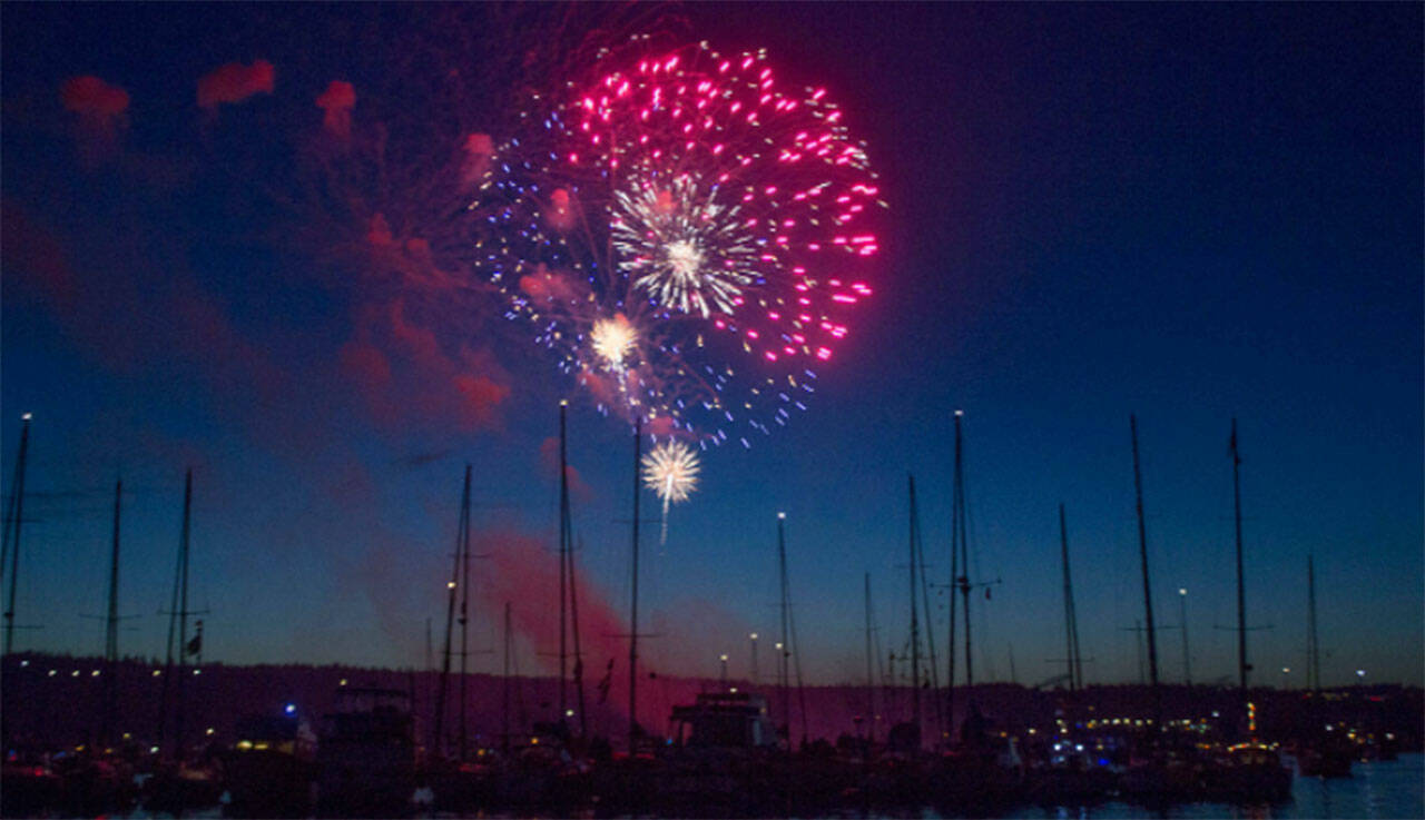 Viking Fest corporation will no longer be putting on the 3rd of July fireworks show at the downtown Poulsbo waterfront. File Photos