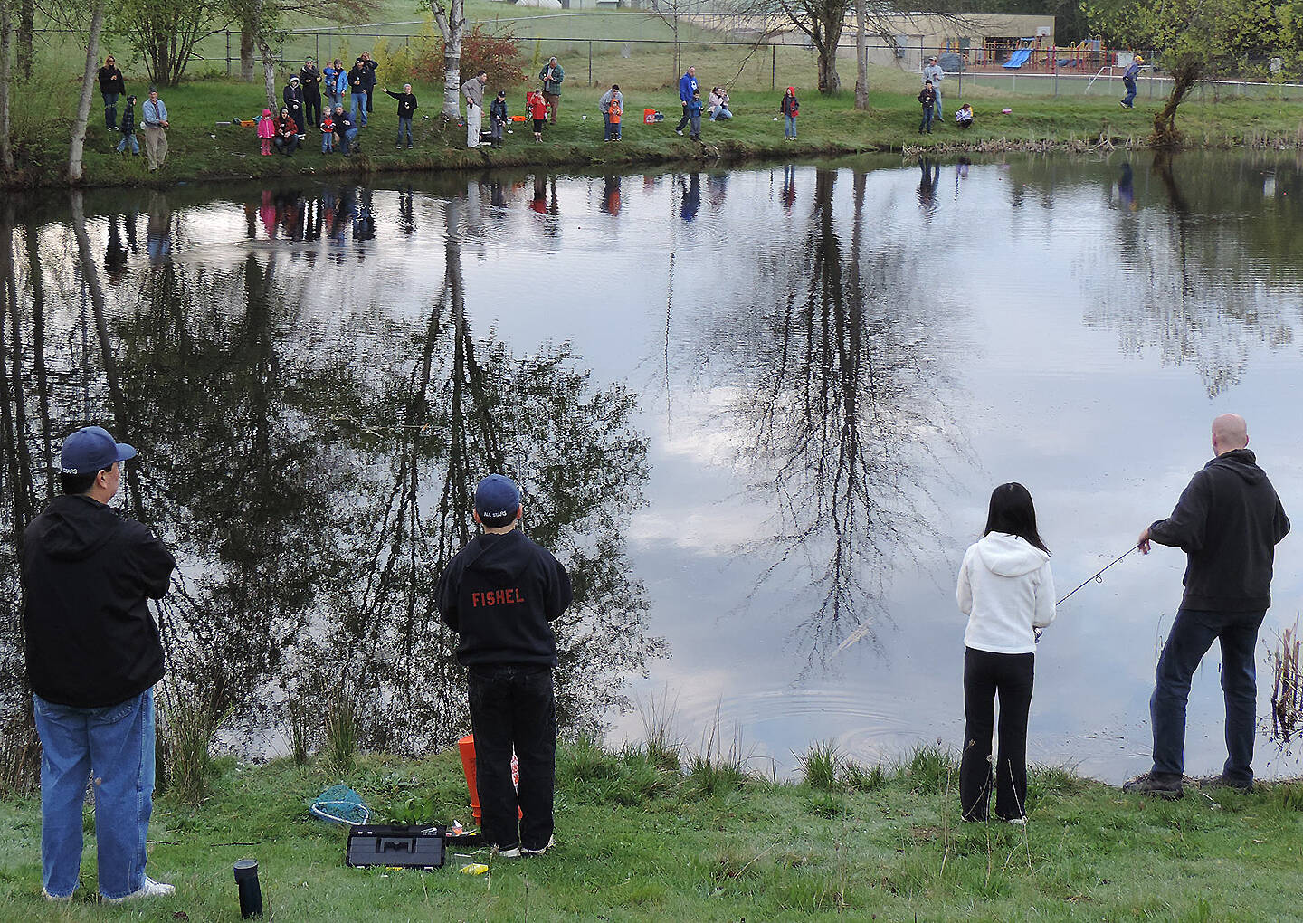 The free fishing derby put on by the Lions Club is Saturday in Poulsbo. Courtesy Photo