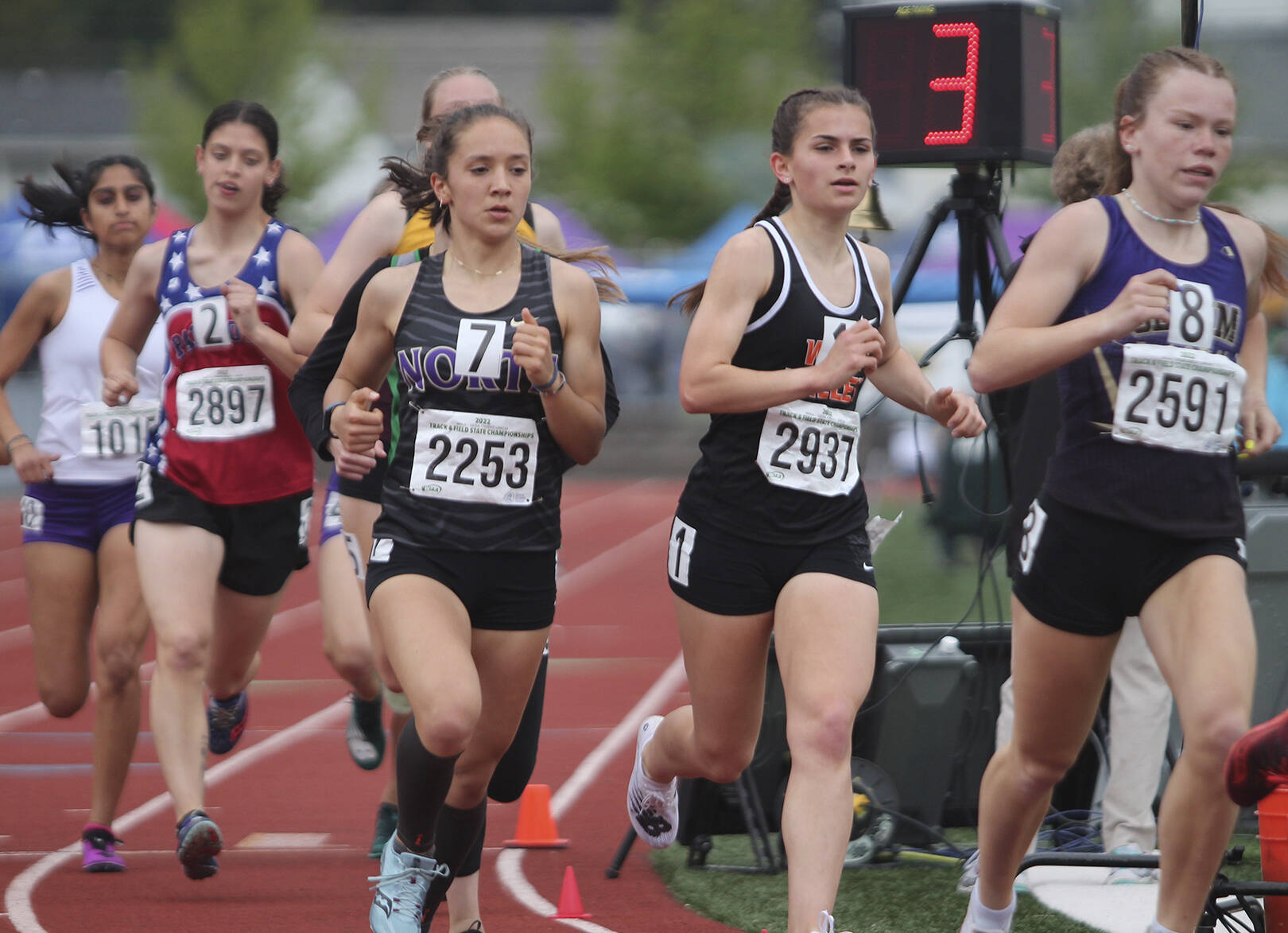 Salix Wartes-Kahl of NK placed second to lead the Vikings at state. Steve Powell/North Kitsap Herald photos