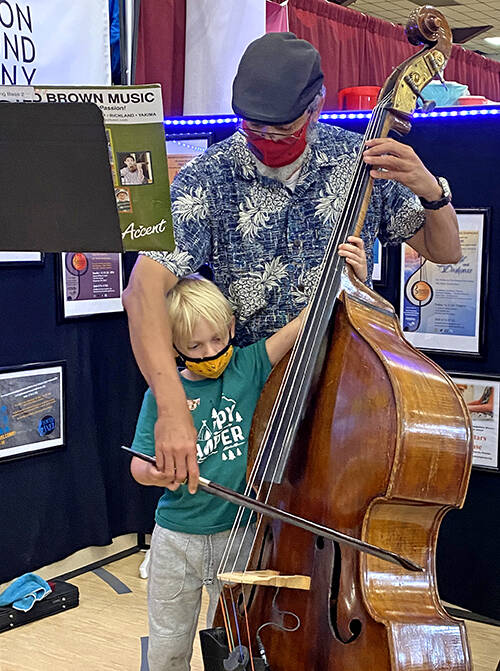 Find the Symphony community booth at the Kitsap Fair, inside the Kitsap Sun Pavilion. Enjoy raffle prizes, kids’ activities and other community outreach!