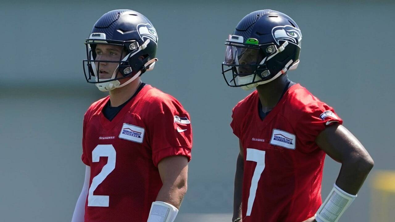 Geno Smith and Drew Lock compete for the Seattle Seahawks starting QB role. Courtesy Photo
