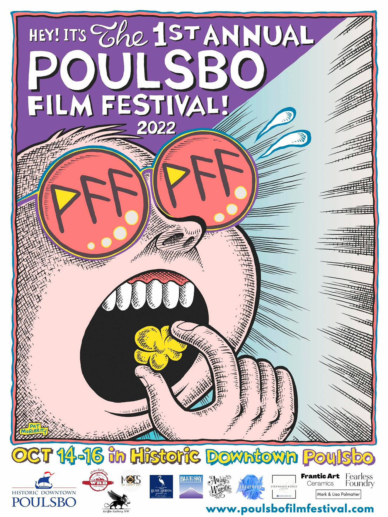 Event poster for the inaugural Poulsbo Film Festival. Courtesy Image
