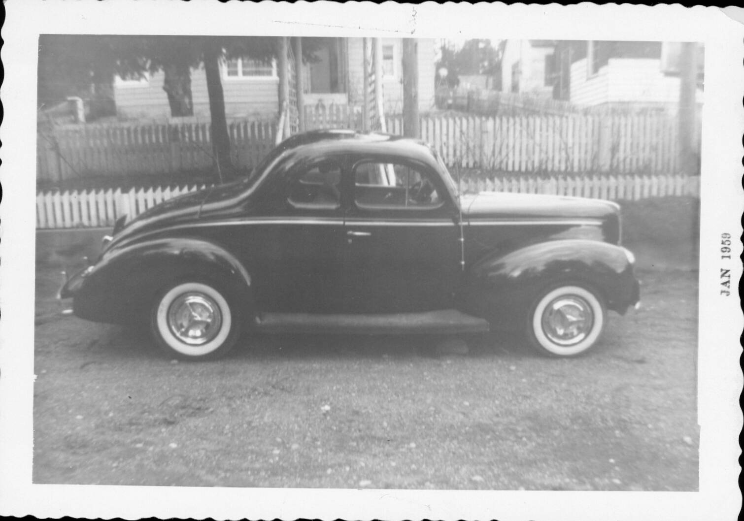 Barker's first 1940 Standard Ford Coupe.
