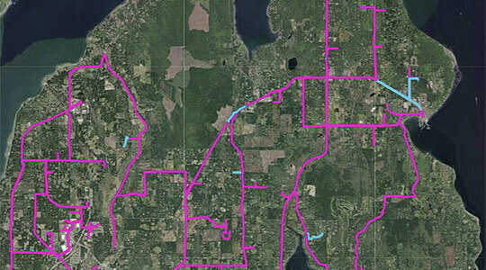 North Kitsap internet coverage, and lack thereof. Courtesy Photo