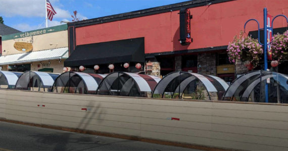 Examples of “streateries” in downtown Poulsbo. Courtesy Photos