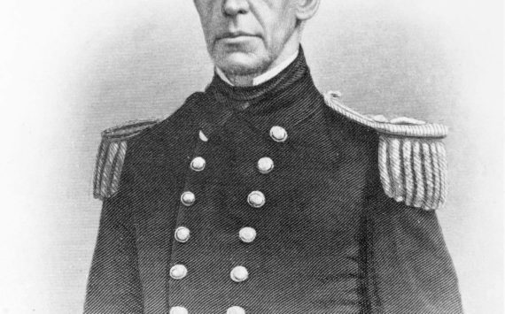 U.S. Navy Capt. Charles Wilkes. Image engraved by A.H. Ritchie. Courtesy Naval History and Heritage command.