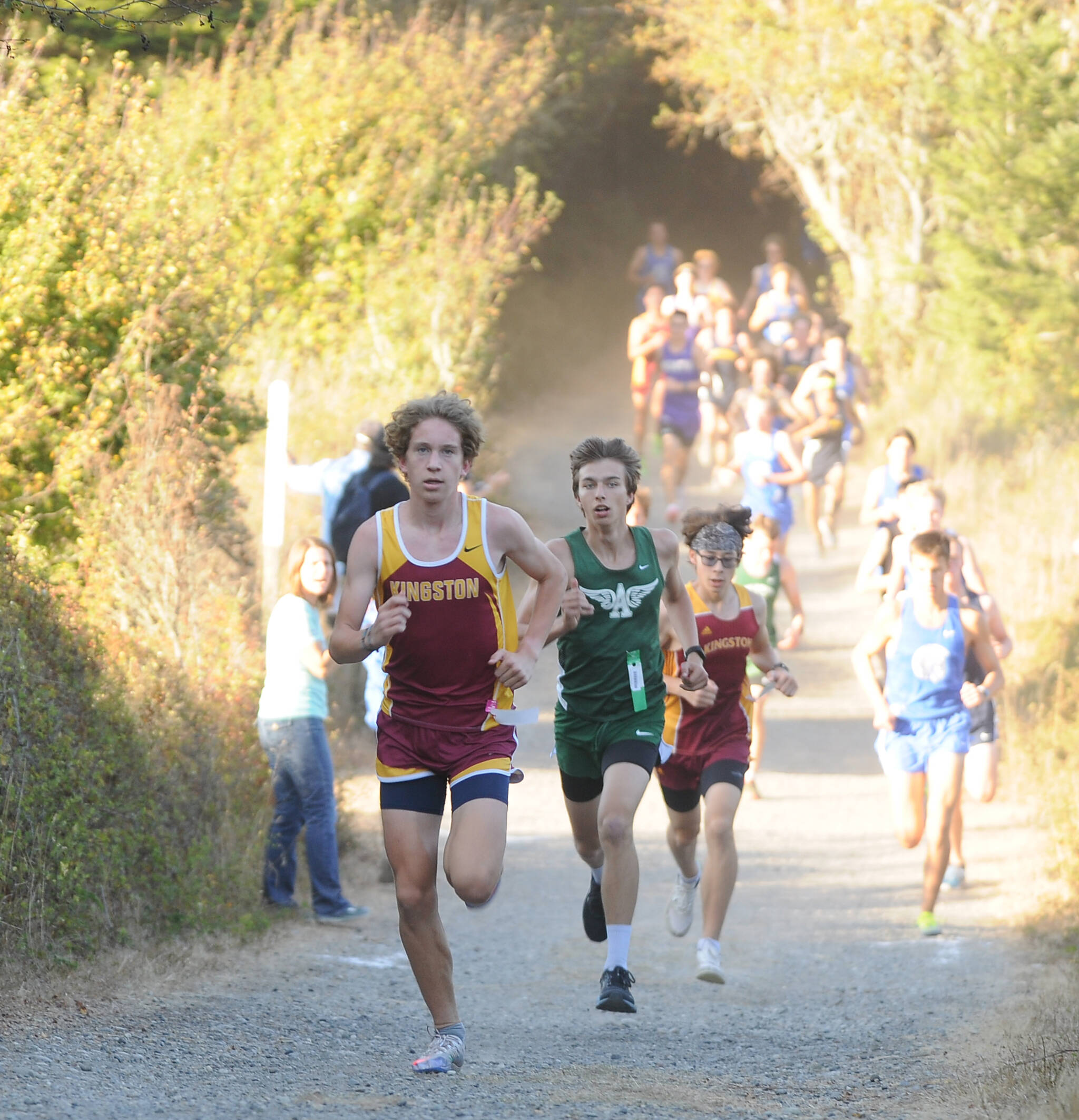 Lucas Lenz has led the Kingston boys cross country team to a near-perfect season before the state meet. Sequim Gazette Courtesy Photos