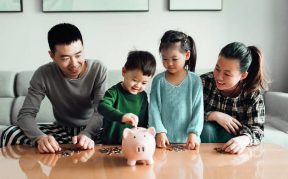 First Fed-PiggyBank. Stock photo