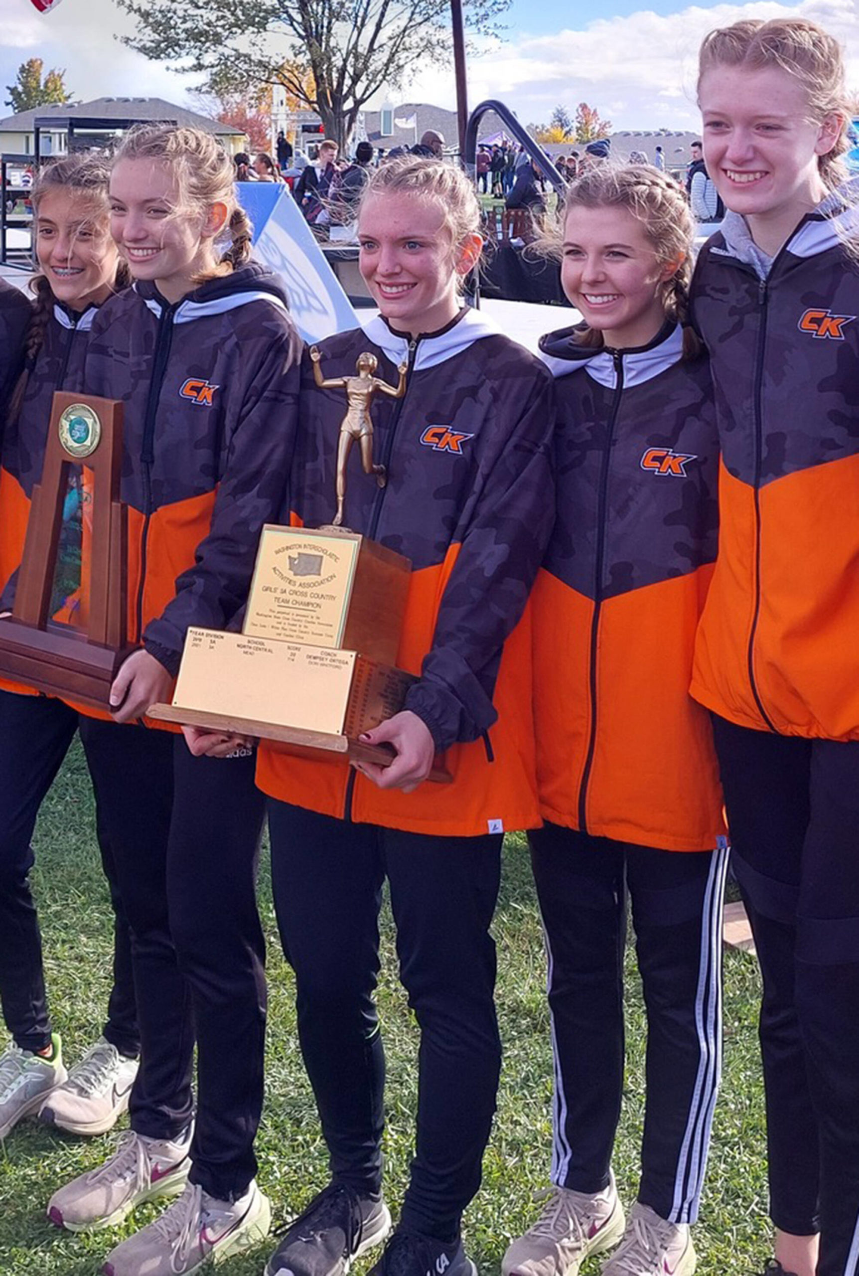 Central Kitsap’s girls cross country team won the 3A state championship. Photo Courtesy Central Kitsap School District