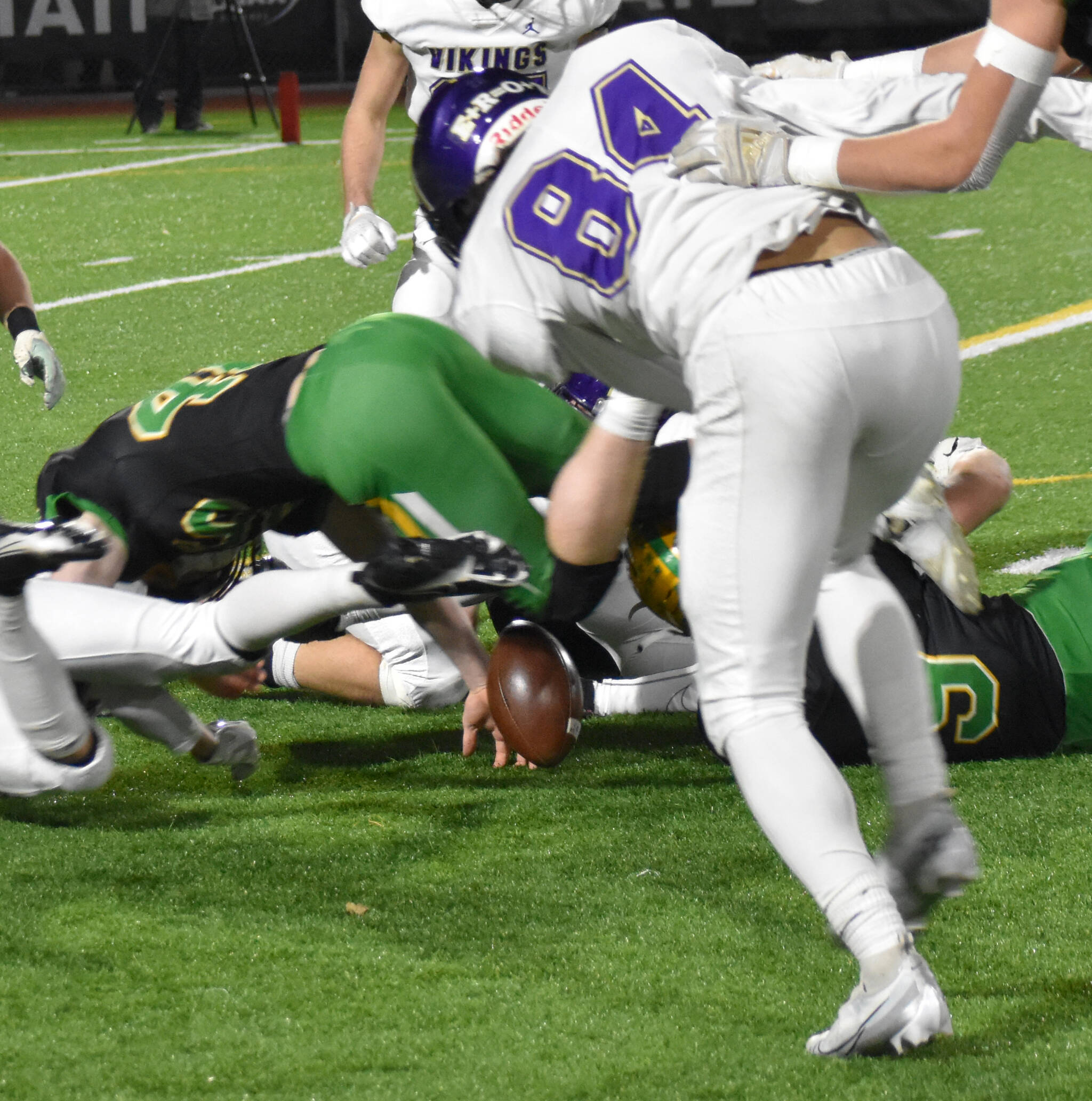 North Kitsap took a 3-0 lead after recovering the opening kick fumble.