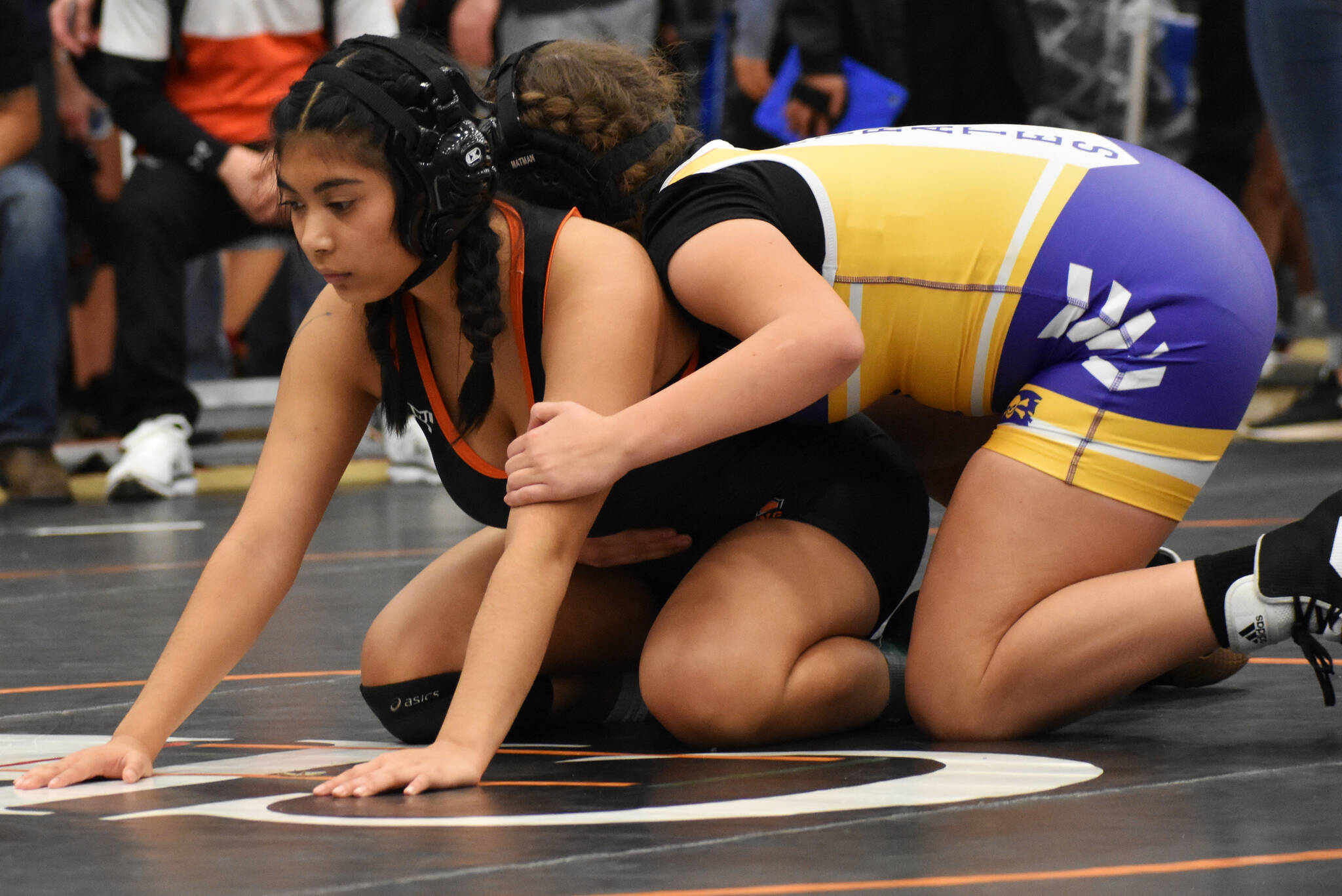 Central Kitsap sent the largest girls wrestling team out of any school in the county.