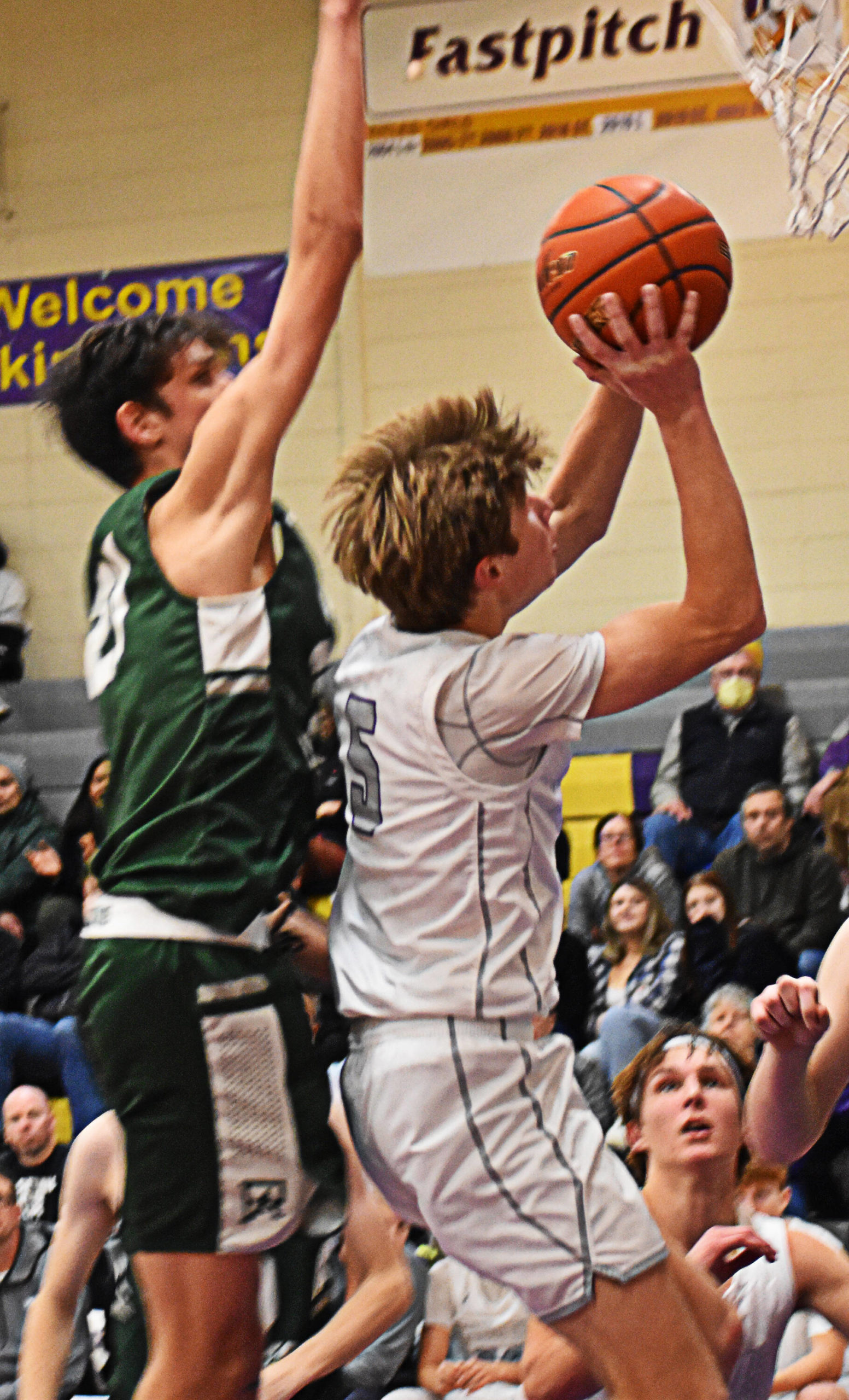 Ethan Gillespie was the key role player that led the Vikings to a victory over Port Angeles. Nicholas Zeller-Singh/Kitsap News Group