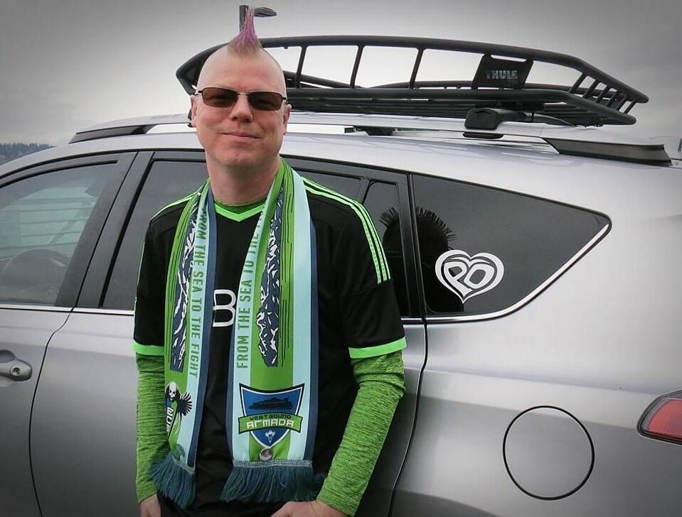 Port Orchard Football Club supporter liaison Aaron Banks. Courtesy Photo