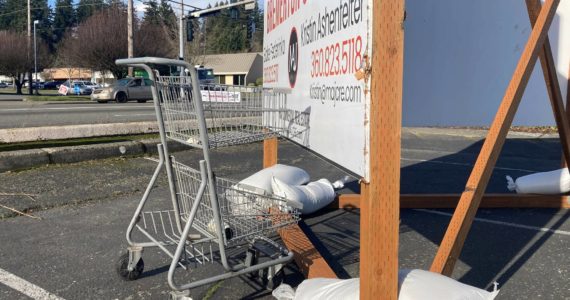 Elisha Meyer/Kitsap News Group
This smaller cart has nearly all identifying markers stripped from it, making it hard to know who the cart belongs to.