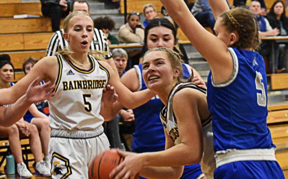 Bainbridge girls basketball will tip off the playoff season with a play-in game Feb. 8. File Photos
