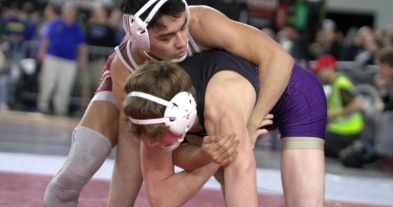 Mitchell Neiner wins his second Mat Classic title this season. Eli Meyer/Kitsap News Group Photos