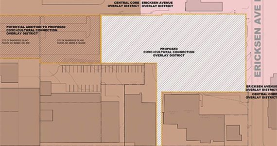 Map of site.