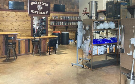 Elisha Meyer/Kitsap News Group
A peek inside the new Peninsula Homebrew by Peninsula BevCo.