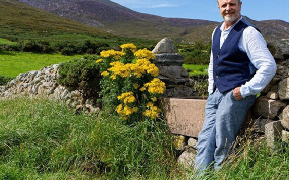 Michael Londra shares his tales of Ireland during his performances. Photo courtesy of Michael Londra