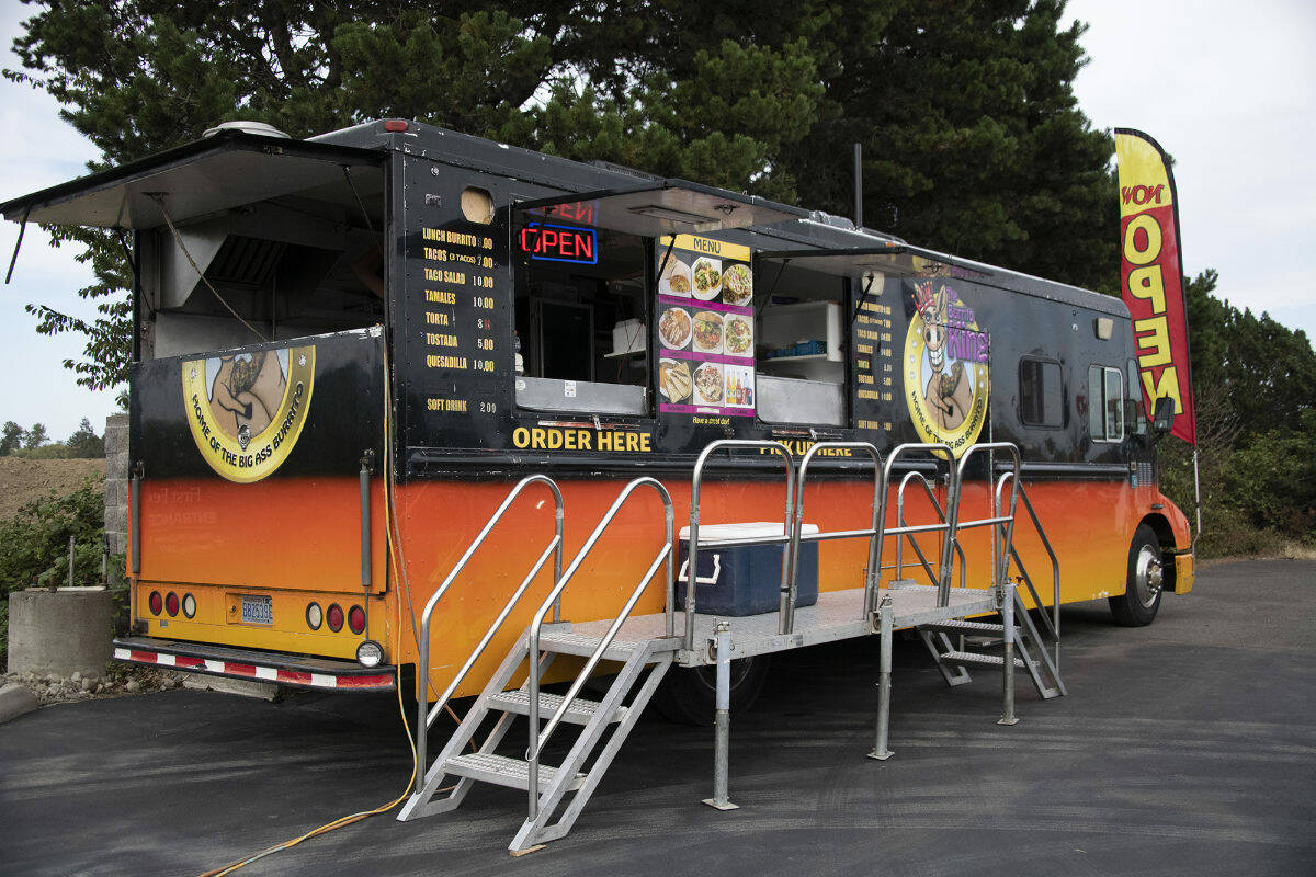 Food truck at the 2021 opening of the First Fed branch in Ferndale.