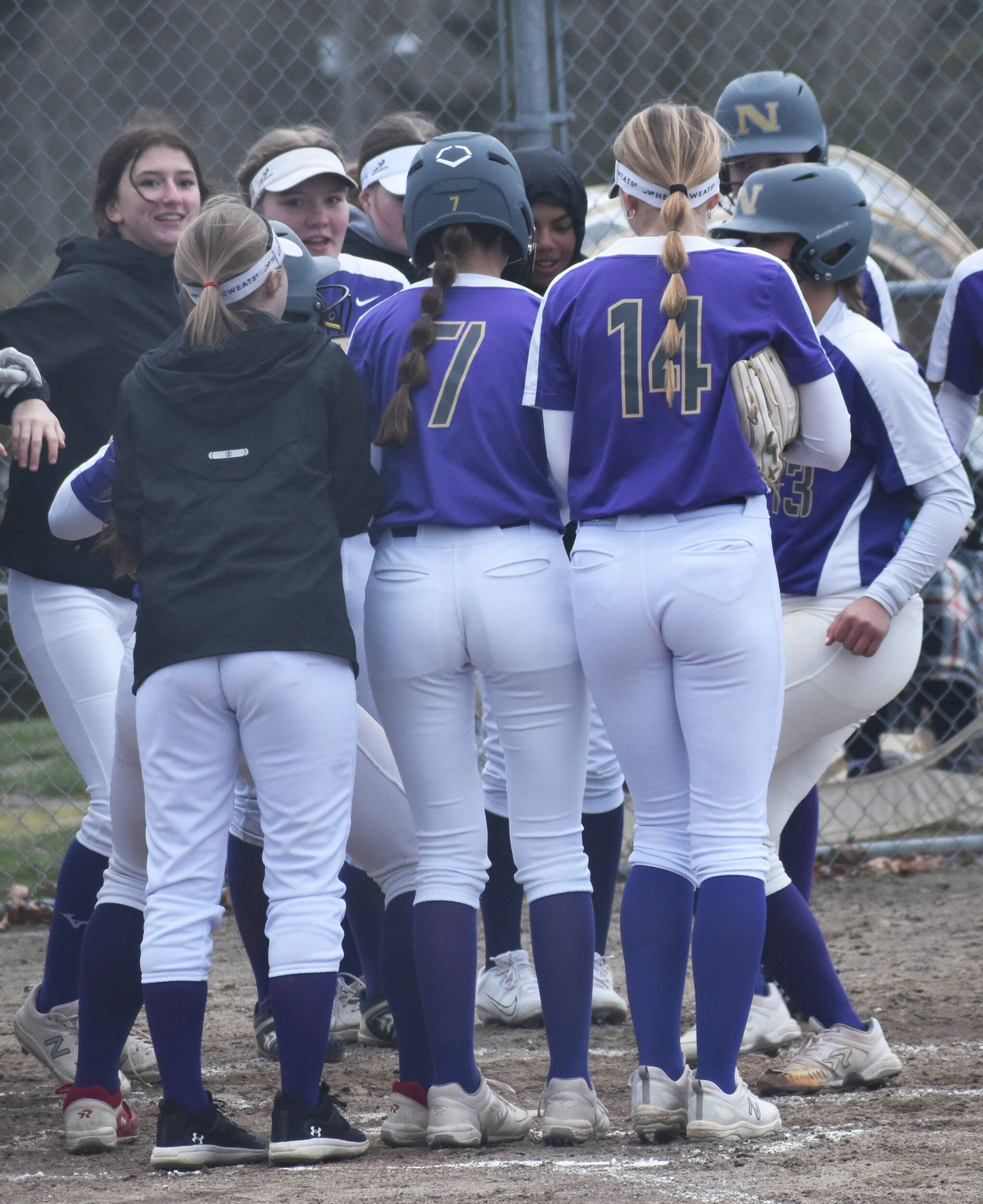 North Kitsap celebrates after a grand slam. Nicholas Zeller-Singh/Kitsap News Group Photos