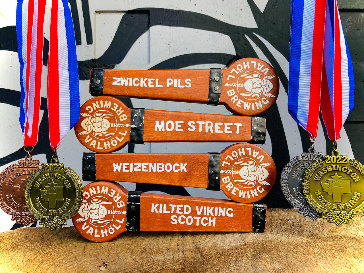 Valholl Brewing took home four medals at last year’s Washington Beer Awards. Valholl Brewing courtesy photos