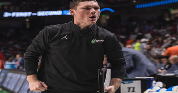 Former NK basketball star Cole Rabedeaux is a graduate assistant for the University of Houston basketball program. Photos courtesy of Houston Athletics