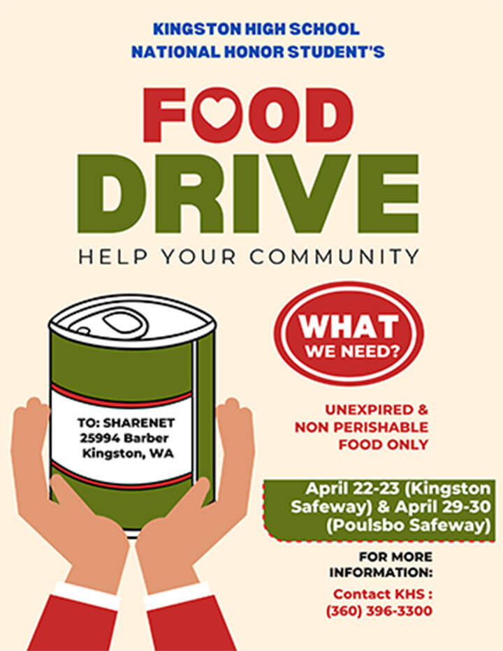 Food drive April 2930 Kitsap Daily News