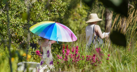 Visitors connect with the Bloedel Reserve grounds in a very individual, personal way. Erin Fisher photo