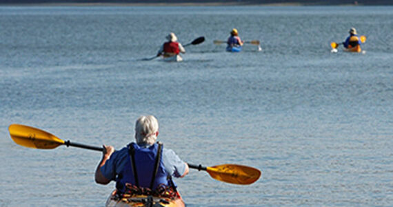 Peter Orbea courtesy photo
Kayakers paddle around Port Gamble.