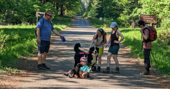 A recent hike with her family - Photo courtesy of Colleen Mriglot.