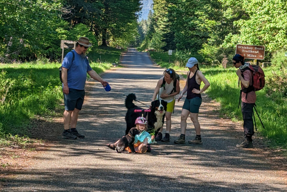 A recent hike with her family - Photo courtesy of Colleen Mriglot.