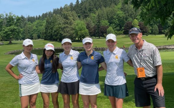 The Bainbridge girls team finishes sixth place as a team. Ian Havill courtesy photo