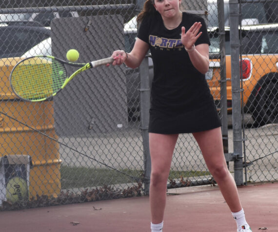 NK’s Teegan Devries was named first-team all-league in girls tennis.