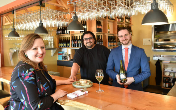 Ameilia Wynn Bistro owners Erika Johannsen, Nick Van Den Bosch and Chef Gulsidel Velasquez-Ayala bring 100 years of combined fine-dining experience to the bistro. Nancy Treder/Kitsap News Group Photos