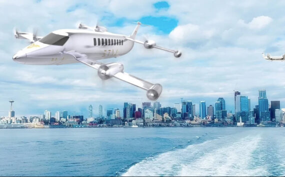 Advanced Air Mobility Institute courtesy photo
The LA-44 Skybus can seat up to 40 passengers, fly up to 185 miles per hour and has a range of 620 miles.