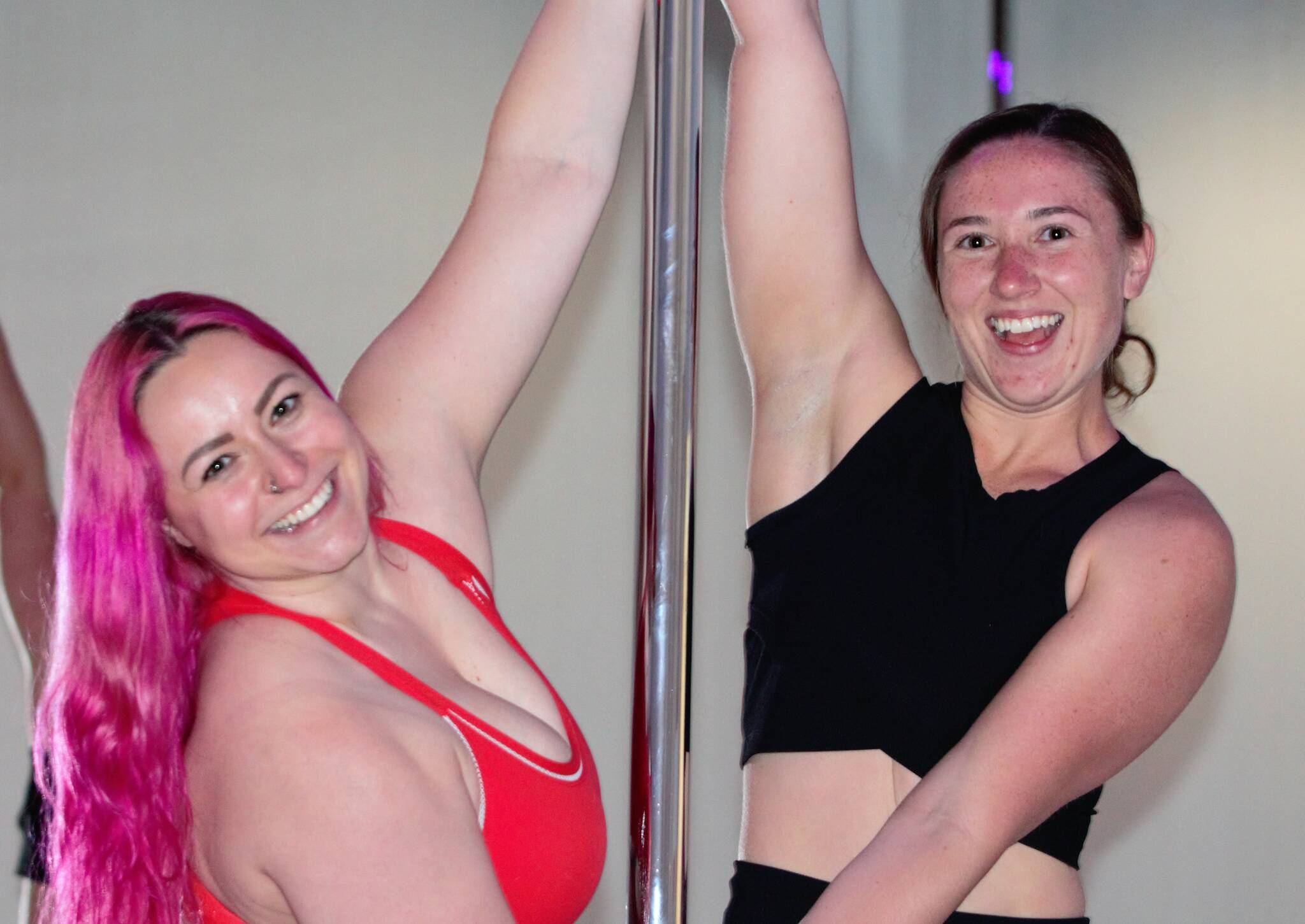 Ryleigh Hazen (left) and Kim Holmgren in their new dance studio in Bremerton. Elisha Meyer/Kitsap News Group Photos