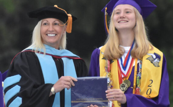 North Kitsap’s Class of 2023 was the 100th graduating class in school history. Nicholas Zeller-Singh/Kitsap News Group Photos