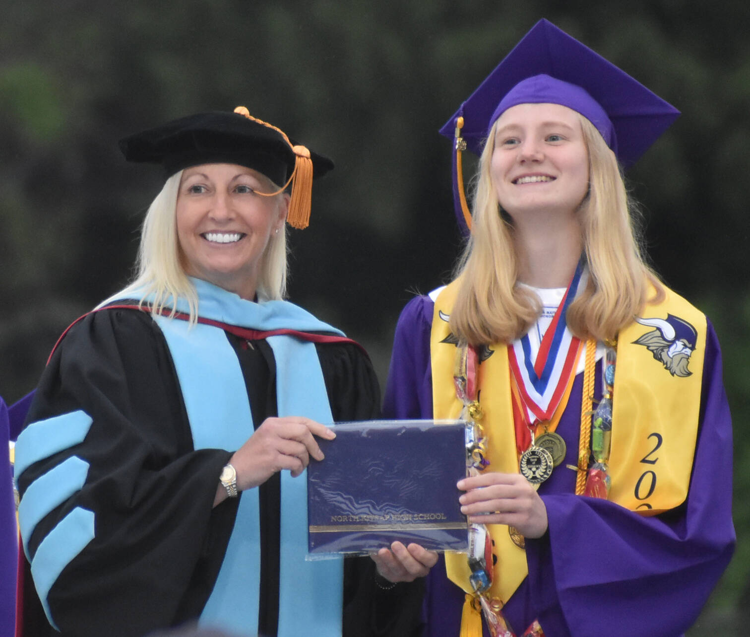 North Kitsap’s Class of 2023 was the 100th graduating class in school history. Nicholas Zeller-Singh/Kitsap News Group Photos