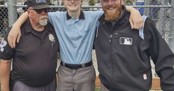 OJ, Kyler and JJ Simpson celebrate Father's Day by umpiring a baseball game together. OJ Simpson courtesy photo