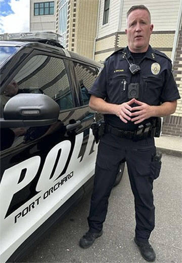 Port Orchard police chief Matt Brown. Mike De Felice/Kitsap News Group