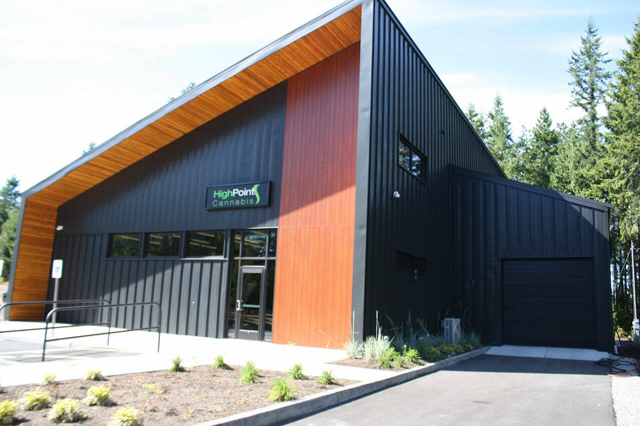 High Point, the Port Gamble S’Klallam Tribe’s new 4,200 square-foot cannabis shop, recently opened off Hansville Road. Tyler Shuey/Kitsap News Group Photos