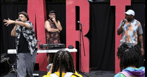 Music at the BIMA Block Party included a number of stages and performers. Damon Williams/Kitsap News Group Photos