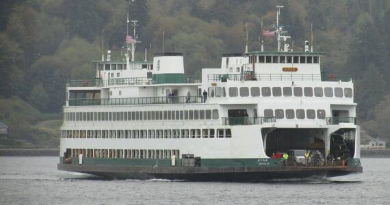 File Photo
Washington State Ferries has awarded its first shipyard contract to Vigor for the conversion of up to three Jumbo Mark II-class ferries to hybrid-electric power.