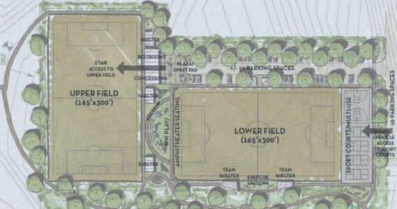 City of Poulsbo courtesy image
A design of what Phase 1 of the PERC could look like.